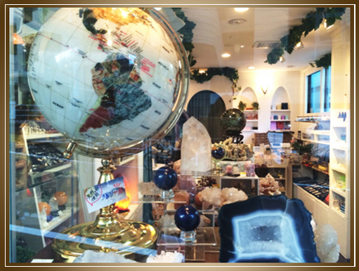 High quality gemstone specialty store photographic image